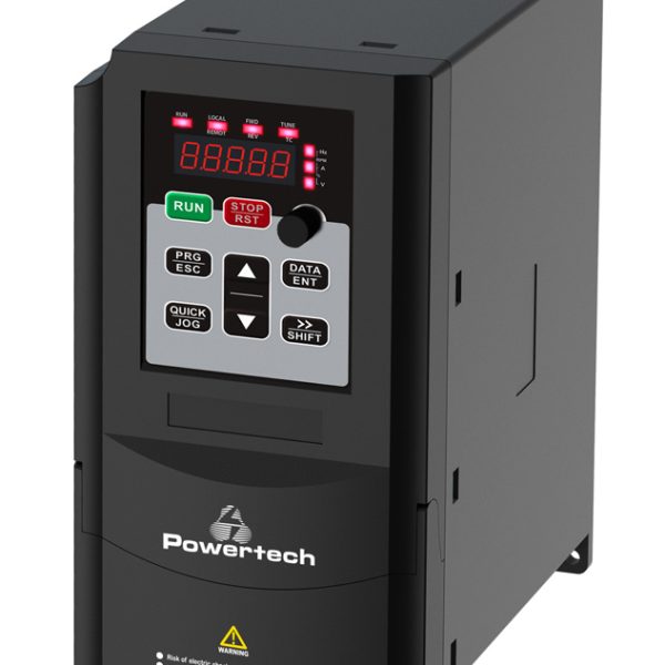 POWERTECH VFD ρυθμιστής στροφών PT-A37G-T43P3P, 3.7KW, 3Ph