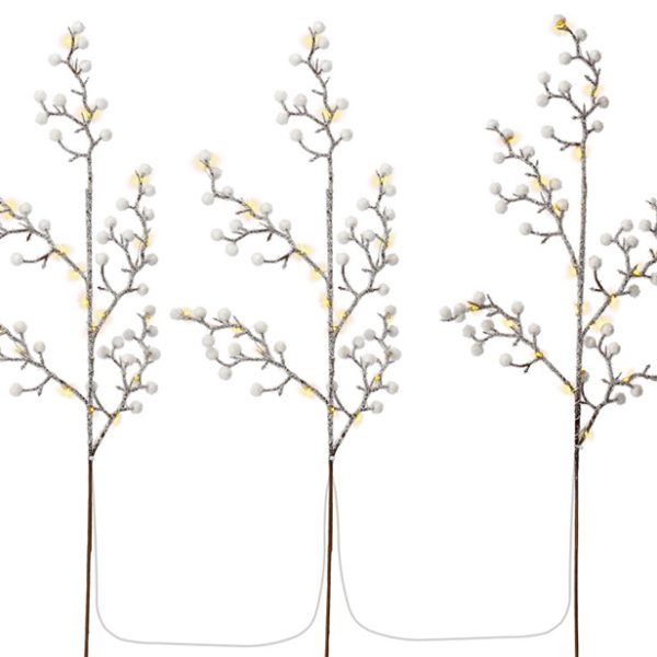 GOOBAY σετ LED φωτιστικό δέντρο 58256, 3000K, 5lm, IP44, 70cm, 3τμχ