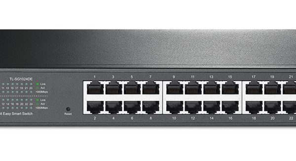 TP-LINK Easy Smart Switch TL-SG1024DE, 24-port 10/100/1000Mbps, Ver 4.20