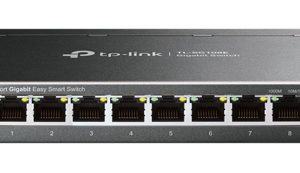 TP-LINK Easy Smart Switch TL-SG108E, 8-port 10/100/1000Mbps, Ver 6.0