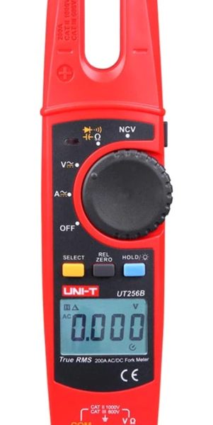 UNI-T ψηφιακή αμπεροτσιμπίδα UT256B, 200A AC/DC, NCV, True RMS