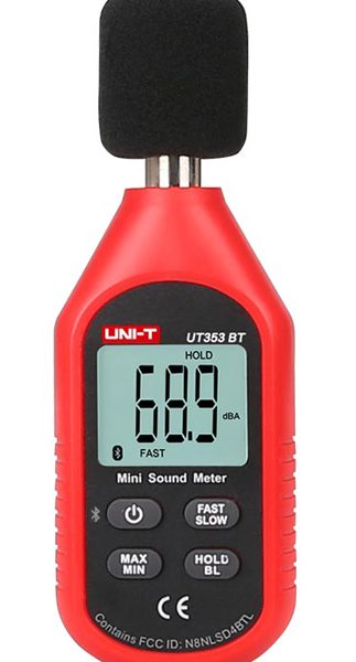UNI-T ψηφιακό ντεσιμπελόμετρο UT353BT, 30-130dB, Bluetooth