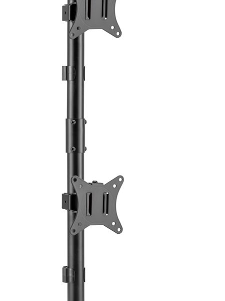 BRATECK βάση γραφείου για 2x οθόνες LDT66-T02V, 17-32", έως 9kg