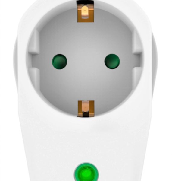 POWERTECH αντάπτορας ρεύματος PT-996, 1 θέση schuko, 16A, 3680W, λευκός