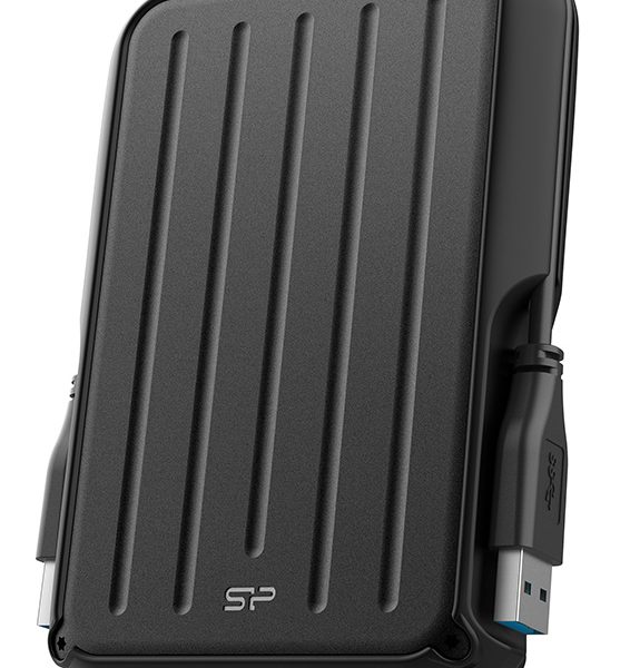 SILICON POWER εξωτερικός HDD Armor A66, 2TB, USB 3.2, μαύρος