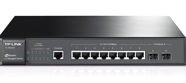 TP-LINK JetStream L2+ managed switch TL-SG3210, 8-Port Gigabit, Ver. 3.0