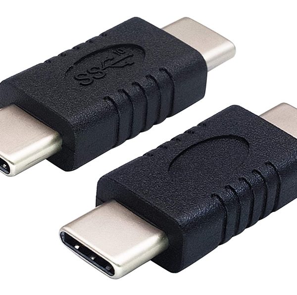 POWERTECH αντάπτορας USB-C αρσενικό σε USB-C αρσενικό PTH-061, μαύρος