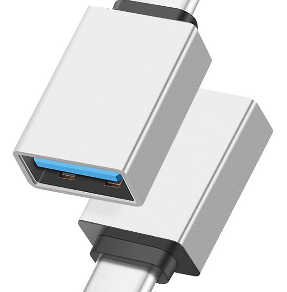 POWERTECH αντάπτορας USB-C σε USB 3.0 PTH-062, 5Gbps, ασημί