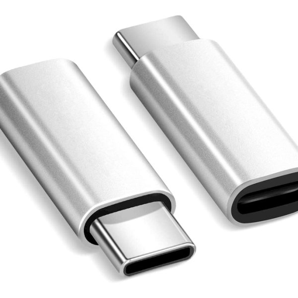 POWERTECH αντάπτορας USB-C αρσενικό σε Micro USB θηλυκό PTH-064, ασημί