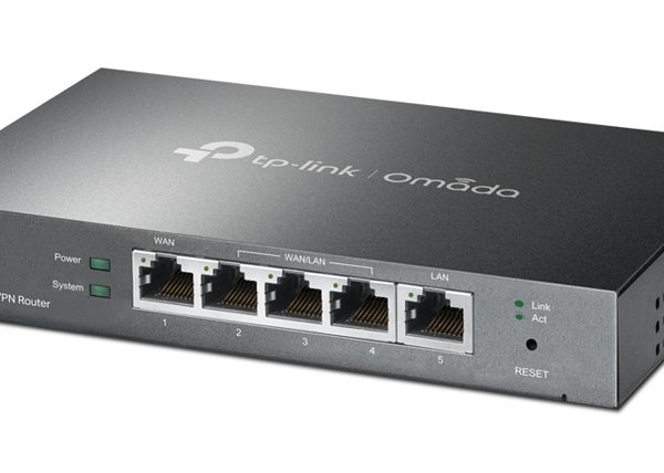 TP-LINK Gigabit VPN router ER605, 5x Ethernet port, Ver 1.0