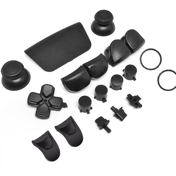 Ανταλλακτικά πλήκτρα SPPS5-0006 για χειριστήριο DualSense PS5, μαύρα