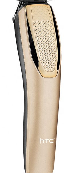 HTC ασύρματη κουρευτική μηχανή AT-1210A, 4 μήκη κοπής, ροζ χρυσό