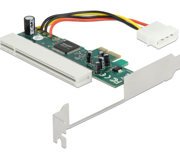 DELOCK κάρτα επέκτασης PCI Express σε PCI 32 Bit 5V 90062, Asmedia chip