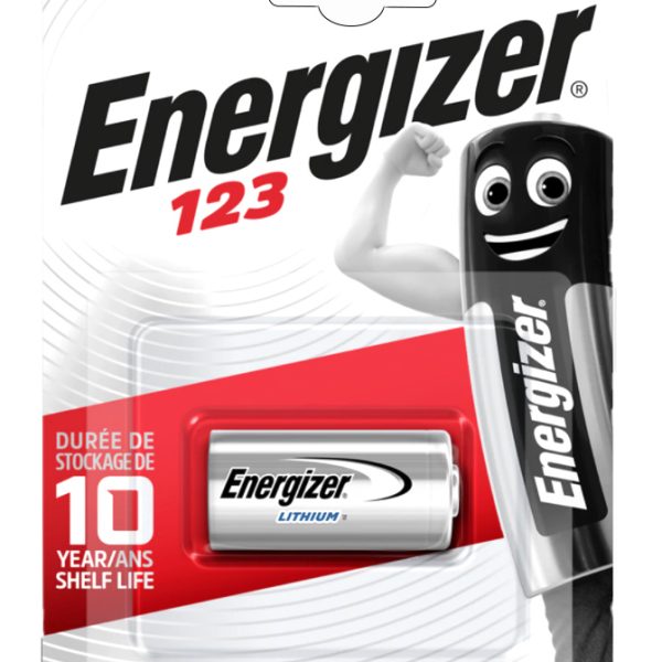 ENERGIZER μπαταρία λιθίου CR123A, 3V, 1τμχ