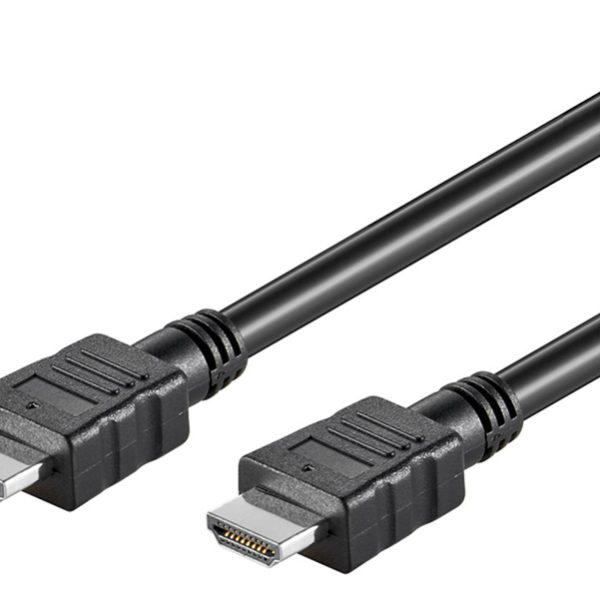 GOOBAY καλώδιο HDMI 58444 με Ethernet, 4K/30Hz, 10.2Gbps, 7.5m, μαύρο