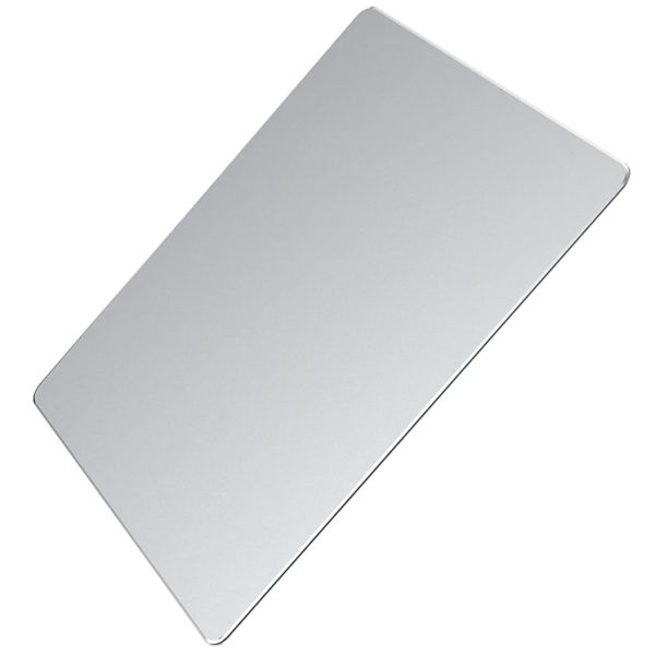 CABLETIME μεταλλικό mouse pad CT-MP24-AS, 246x202x2mm, ασημί & μαύρο