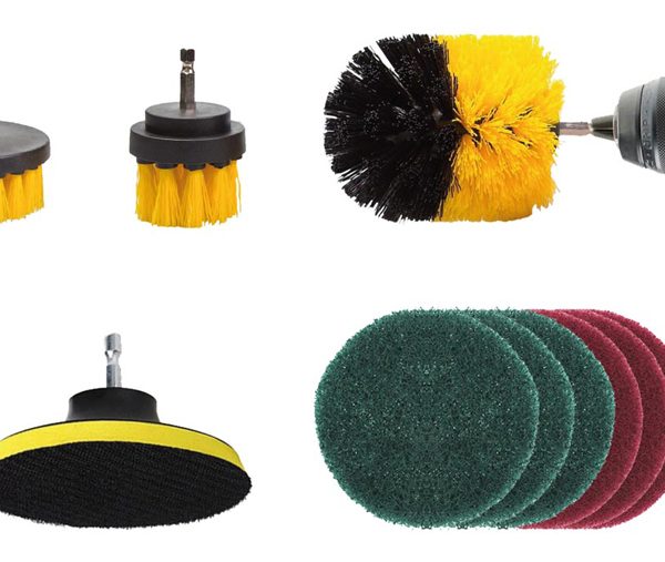 AMIO σετ βούρτσες καθαρισμού για δράπανο 02593, σε διάφορα μεγέθη, 10τμχ