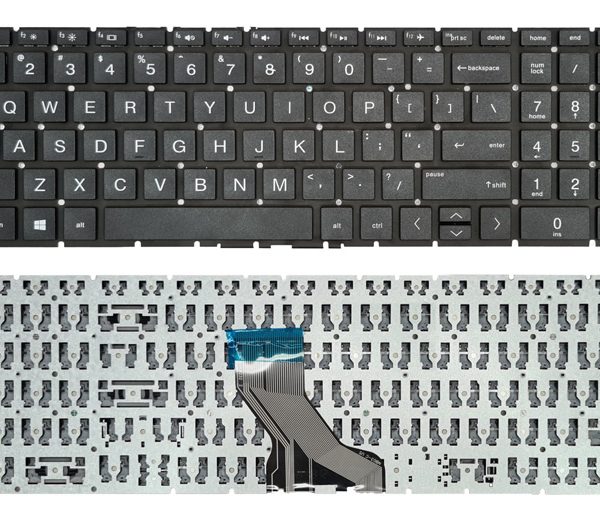 Πληκτρολόγιο για HP ProBook 250/255 G7/G8 KEY-101, χωρίς frame, μαύρο