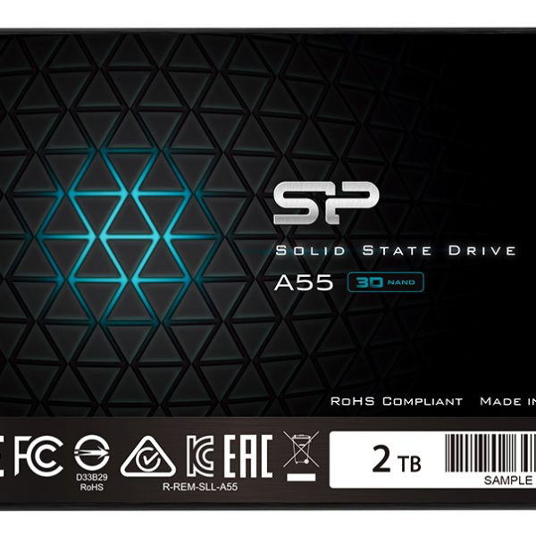 SILICON POWER SSD A55 2TB, 2.5", SATA III, 500-450MB/s, 7mm