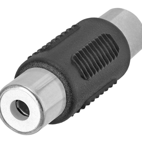 POWERTECH αντάπτορας RCA θηλυκό σε θηλυκό CAB-R021, μαύρος