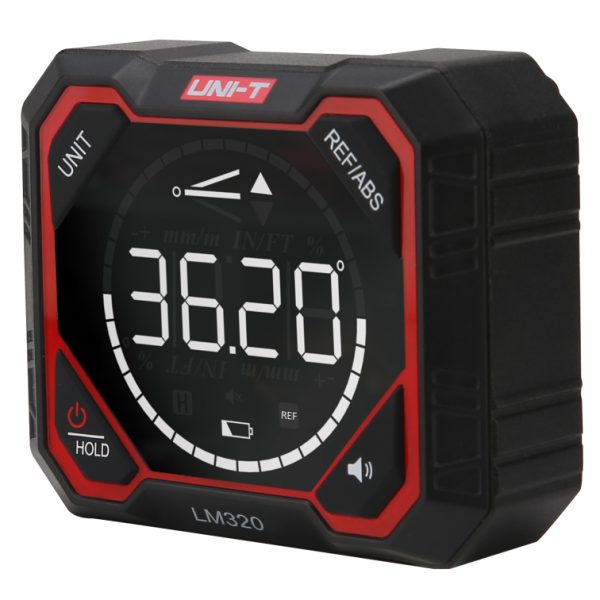 UNI-T ψηφιακό γωνιόμετρο laser LM320E, 4x90°, μαγνητικό σώμα, 1000mAh