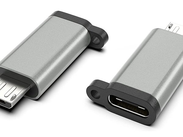 POWERTECH αντάπτορας Micro USB αρσενικό σε USB-C θηλυκό PTH-065, ασημί