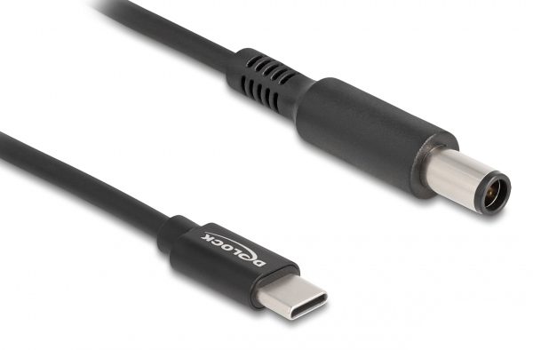 DELOCK καλώδιο τροφοδοσίας 87975, USB-C σε Dell 7.4x5mm, 1.5m, μαύρο