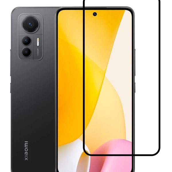 POWERTECH tempered glass 5D TGC-0586, full glue, Xiaomi 12 Lite, μαύρο