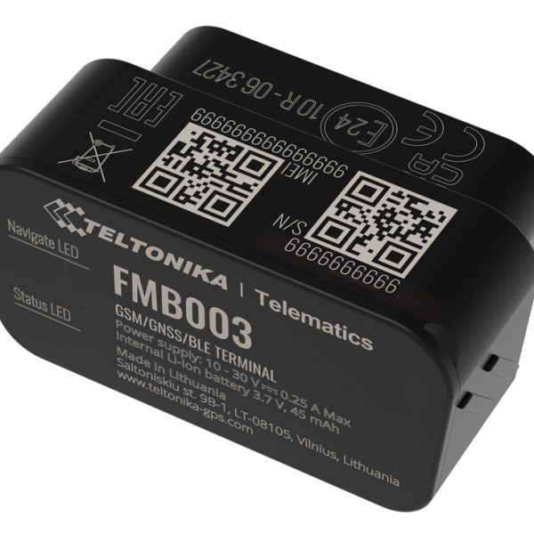 TELTONIKA GPS Tracker αυτοκινήτου FMB00377NJ01, GSM/GPRS/GNSS, Bluetooth