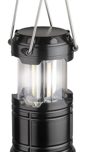 GOOBAY LED φανάρι 60357, πτυσσόμενο, 3W COB LEDs, 250lm, 6800K