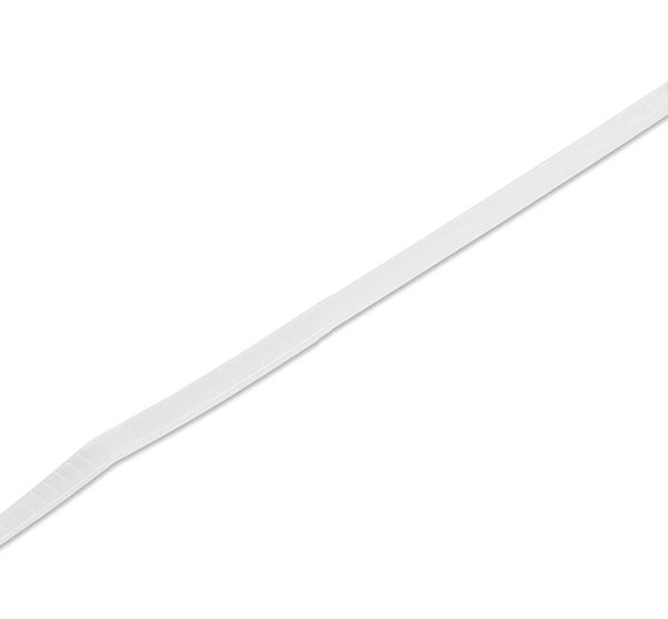 POWERTECH δεματικά καλωδίων TIES-053, 200x4.8mm, λευκά, 100τμχ