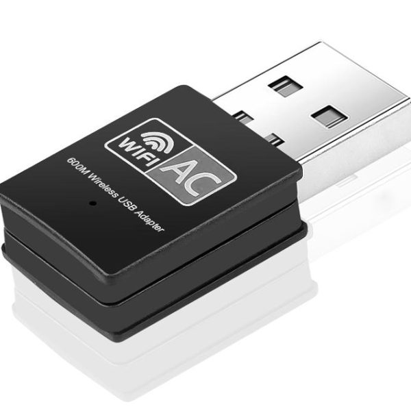 POWERTECH ασύρματος USB αντάπτορας δικτύου PT-1041, 600Mbps, 2.4/5GHz