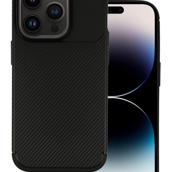 VENNUS Θήκη Carbon Elite VNS-0057 για iPhone 14 Pro, μαύρη
