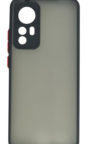 POWERTECH Θήκη Color Button MOB-1758 για Xiaomi 12/12X, μαύρη