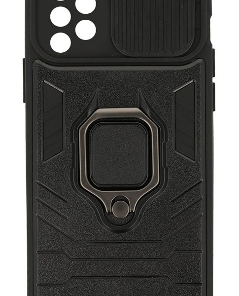 POWERTECH Θήκη Ring Lens MOB-1751 για Samsung A73 5G, μαύρη