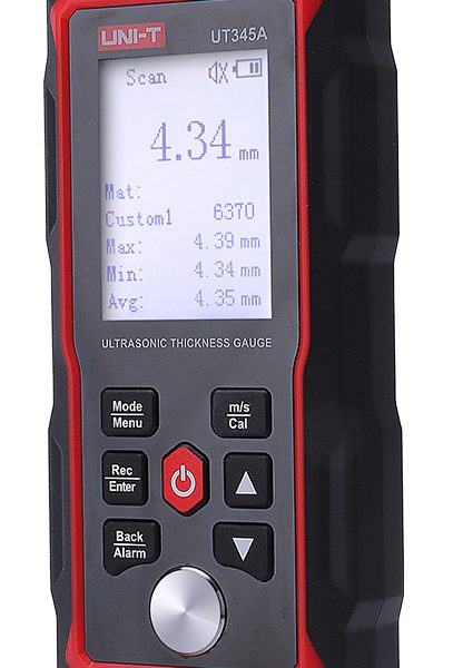 UNI-T ψηφιακός μετρητής πάχους υπερήχων UT345A, 2000mAh, mm/in