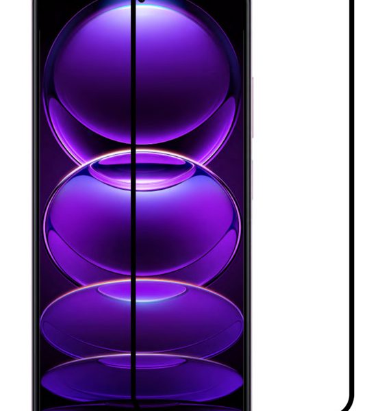 POWERTECH tempered glass 5D, Xiaomi Redmi Note 12 Pro/5G/Pro plus, μαύρο
