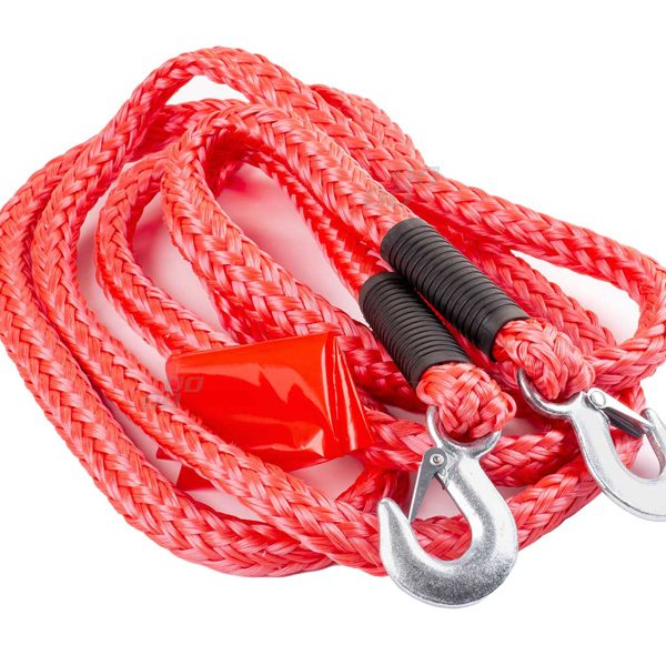 AMIO ιμάντας ρυμούλκησης αυτοκινήτου 02656, έως 3000kg, 4m, κόκκινος