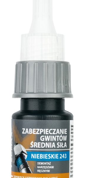 TECMAXX κόλλα Threadlock 14-035, μεσαίας αντοχής, 10ml, μπλε