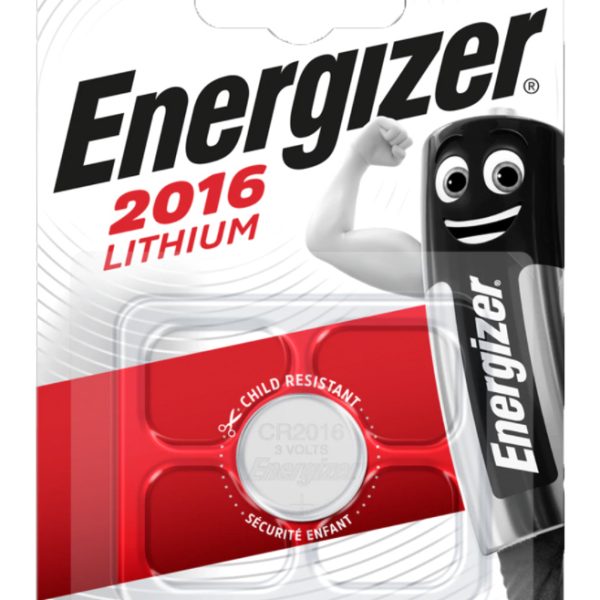 ENERGIZER μπαταρία λιθίου CR2016, 3V, 1τμχ
