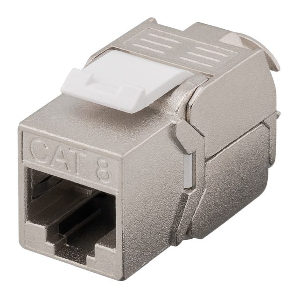 GOOBAY keystone module RJ45 CΑΤ 8.1 61129, STP, 2000 MHz, GHMT, ασημί