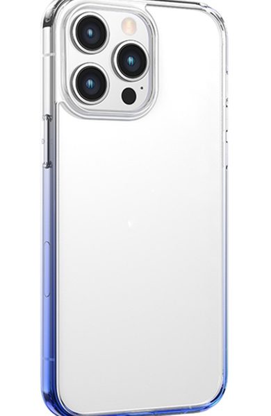 USAMS θήκη Binz για iPhone 14 Pro, μπλε & διάφανη