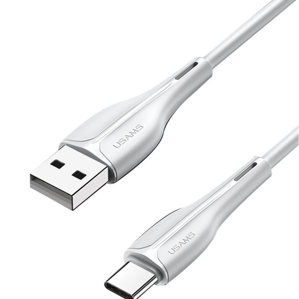 USAMS καλώδιο USB-C σε USB US-SJ372, 2A, 1m, λευκό