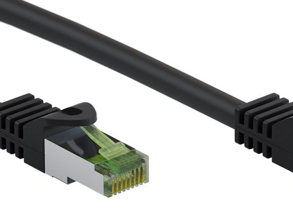 GOOBAY καλώδιο δικτύου 61099, CAT 8.1 S/FTP, copper, LSZH, 15m, μαύρο