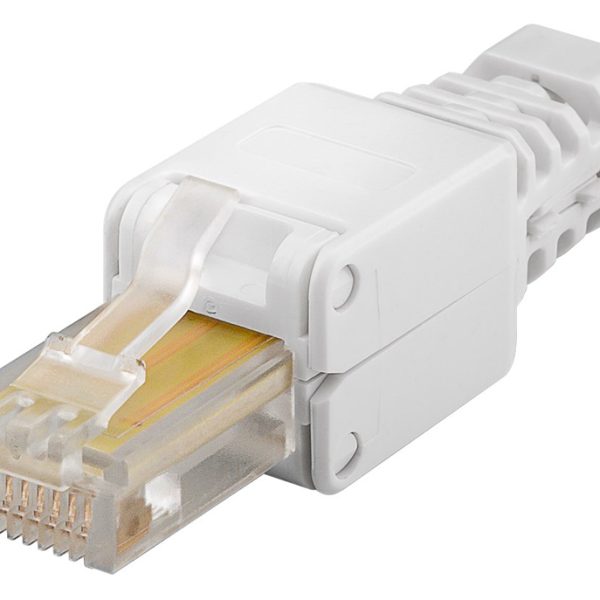 GOOBAY βύσμα RJ45 CAT 5e UTP 68859, tool-free, λευκό