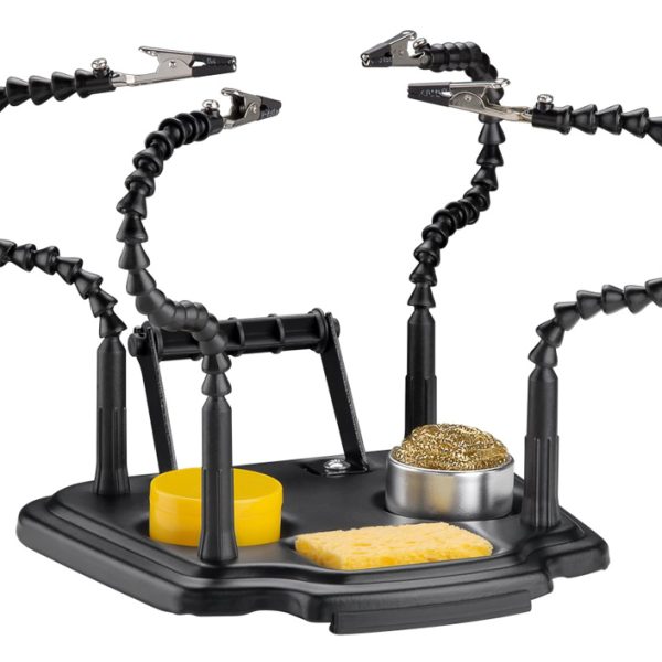 GOOBAY βάση στήριξης πλακέτας 61669 για συγκόλληση, 4x βραχίονες, μαύρη