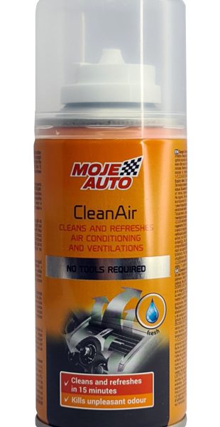 MOJE AUTO σπρέι καθαρισμού κλιματιστικού αυτοκινήτου CleanAir, 150ml