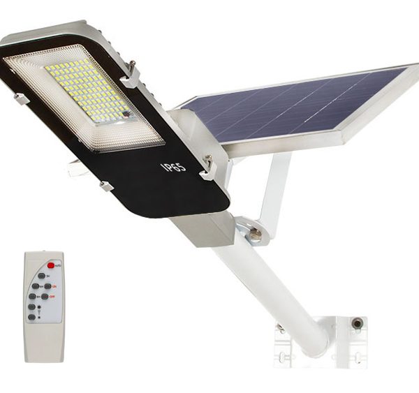 POWERTECH LED ηλιακός προβολέας HLL-0124 με χειριστήριο, 80W, 5000mAh