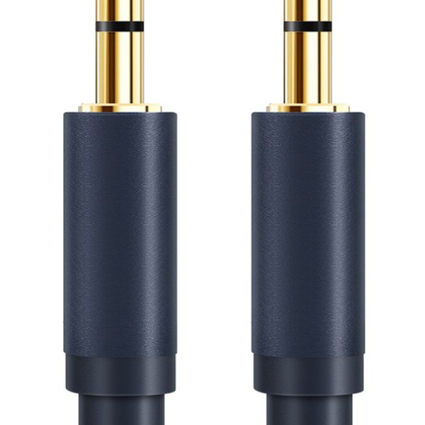 CABLETIME καλώδιο ήχου 3.5mm CT-AV301-H11G, gold plated, 1m, μπλε