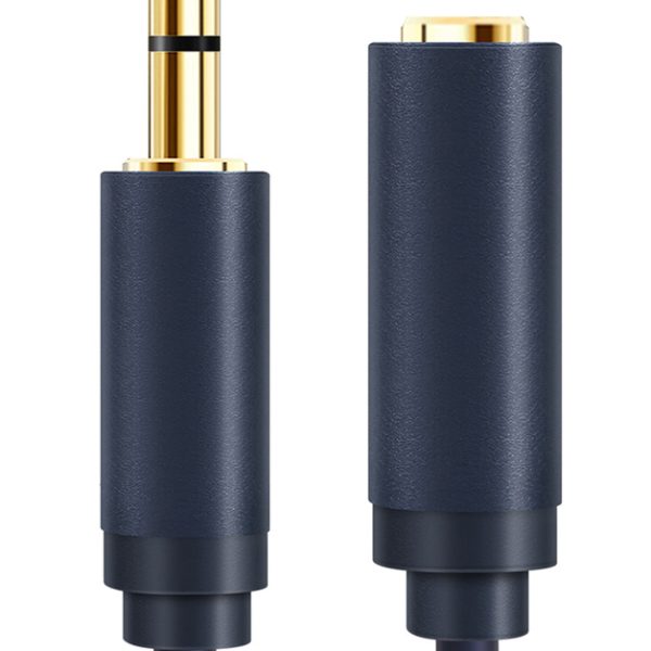 CABLETIME καλώδιο προέκτασης ήχου 3.5mm CT-AV302-H11G, gold plated, 3m, μπλε